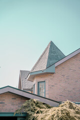 roof of a house with a roof