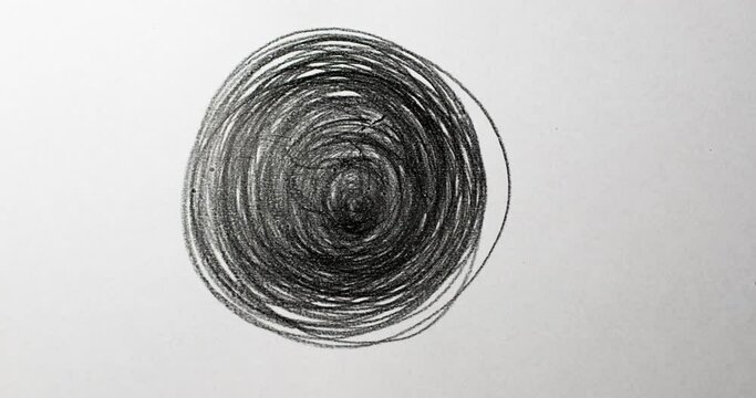 Hand drawn scribble stop motion. Grunge dynamic background. Abstract sketch. 