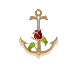 NAVAL SYMBOL STILL FOR TATOO