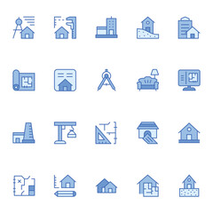 Fill blue outline for Architecture