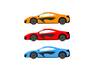 Vector car design and illustration.
