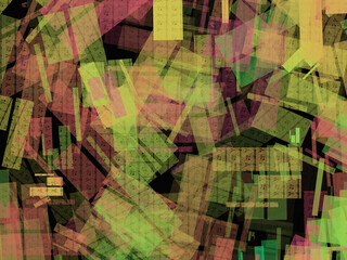 Colorfull rectangles abstract background texture