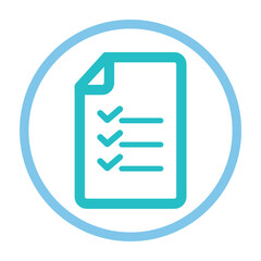Checklist, document, tasks, todo list icon