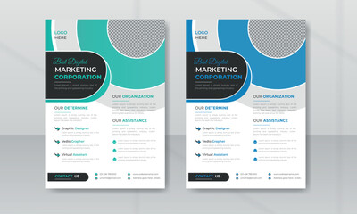 poster flyer pamphlet brochure cover design layout space for photo background, vector illustration template in A4 size