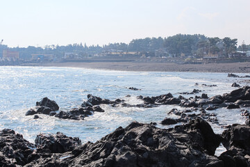 A coastal view from the coast.