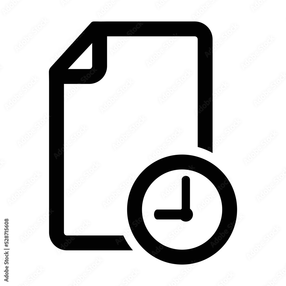 Poster file management isolated vector icon which can easily modify or edit