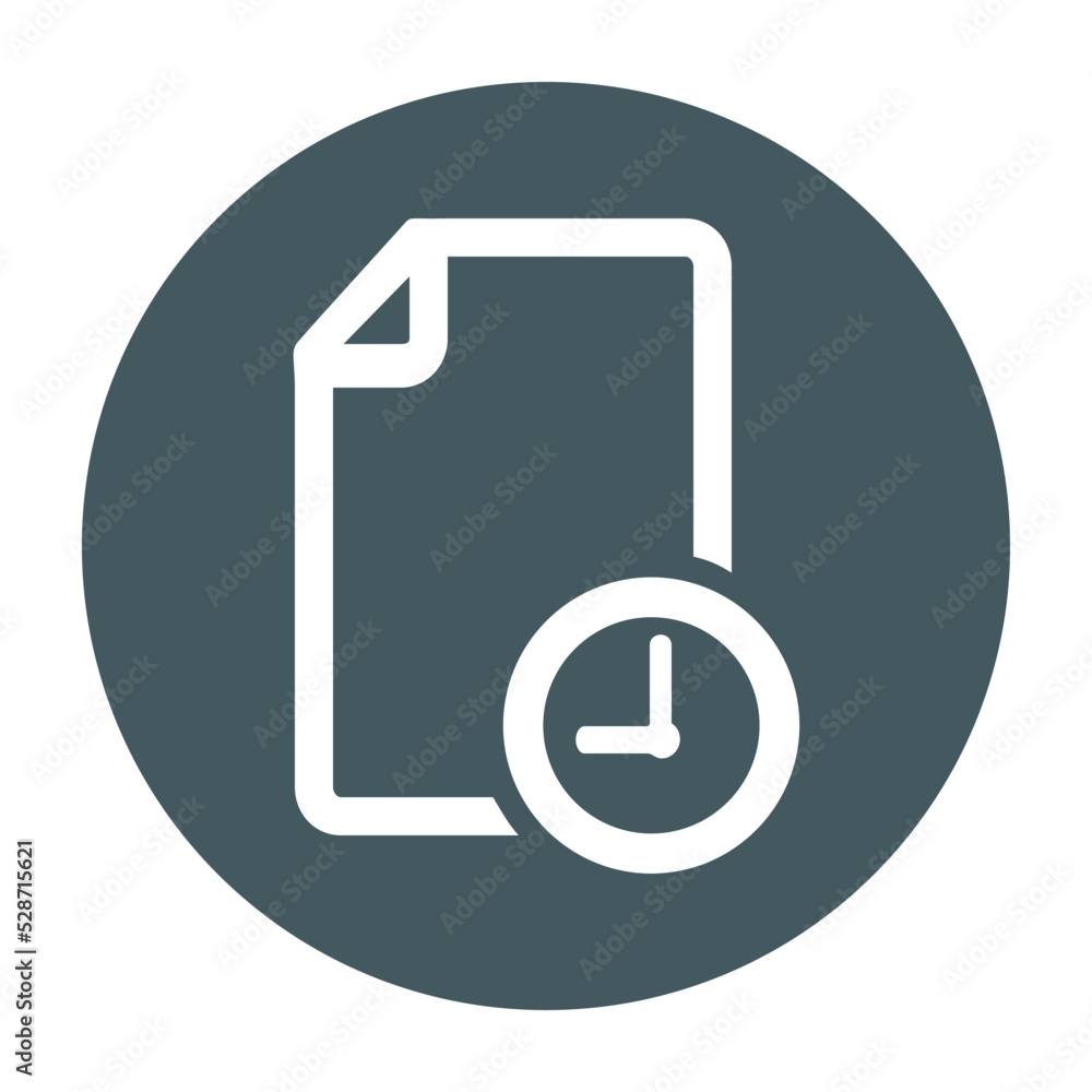 Poster file management isolated vector icon which can easily modify or edit