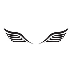 Wing shape for symbol, logo and design element