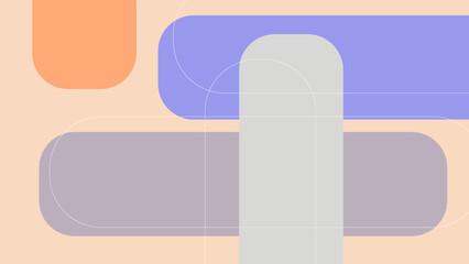 Fashion stylish templates with organic abstract shapes and line in nude pastel colors. Neutral background in minimalist style. Contemporary vector Illustration