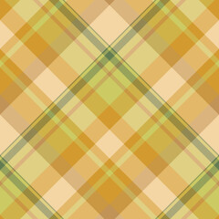 Seamless pattern in simple beige, brown and green colors for plaid, fabric, textile, clothes, tablecloth and other things. Vector image. 2