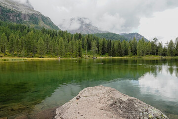 lake in the mountains