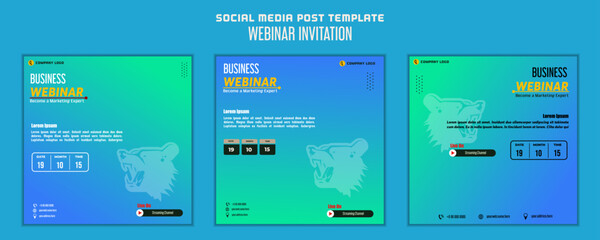 Social media post template modern design, for digital marketing online or poster marketing template