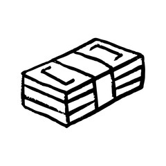 money icon for business design. Simple financial symbol