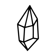 Diamond line art illustration design