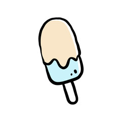 Sweet ice cream illustration