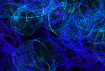 背景素材_ウェーブ_水色