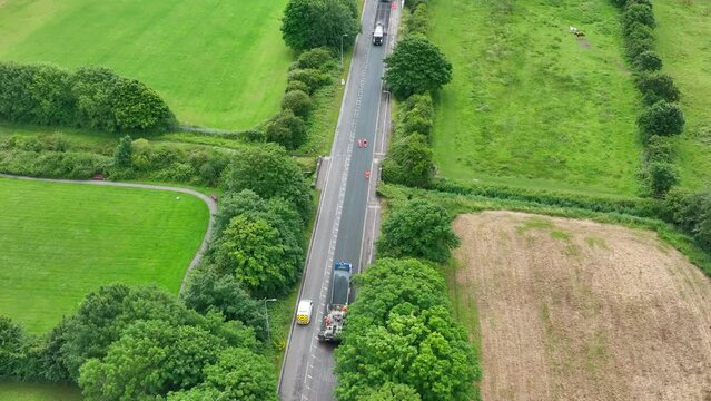 Road Resurfacing By Surface Dressing Process