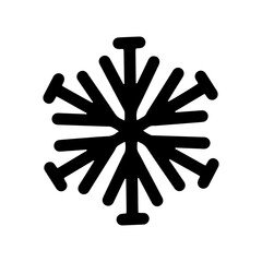 Snow line art illustration