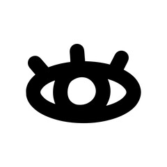 eye of horus in egypt symbol. simple icon for design element