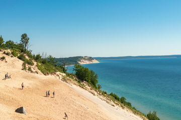 Sleeping Bear Dunes National Seashore on Lake Michigan.