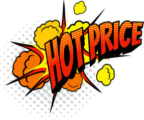 Half ton retro label hot price special offer tag © Vector Tradition