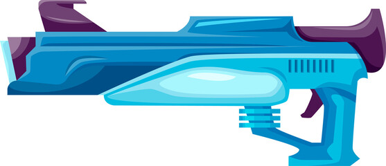 Fiction space weapon blaster futuristic toy icon