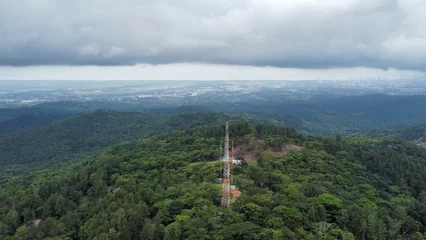 Tableaux ronds sur aluminium Cerro Torre Cerro azul Panamá 