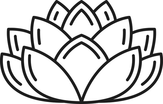 recommend clip art: Waterlily hand drawn lotus Thailand famous flower