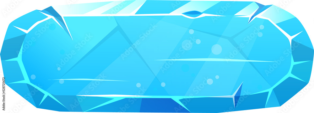 Poster ui game oval shape board or frame user panel asset