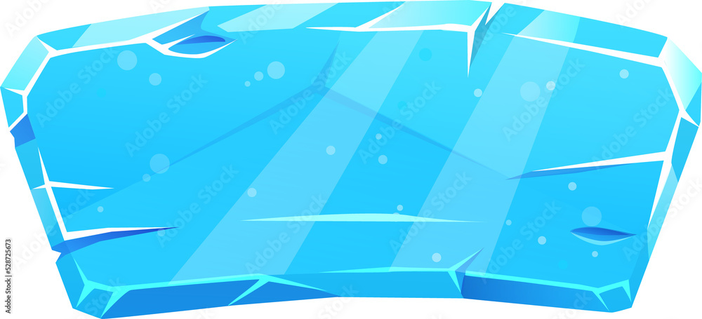 Poster frozen rectangle shape board user panel asset icon