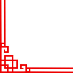 Corner, chinese oriental ornament, embellishment