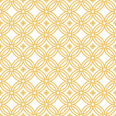 Oriental or islamic ornament seamless pattern tile