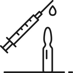 Coronavirus vaccination vaccine and injection shot