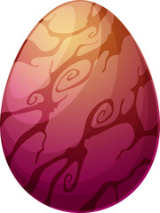 Fantasy cartoon egg of dinosaur dragon dino animal
