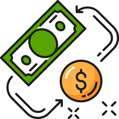 Exchange of money payments, savings and investment