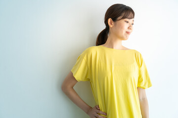 Obraz premium スポーツをする女性