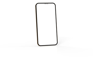 Smartphone. Mobile phone Template. Telephone 3d