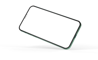 Smartphone. Mobile phone Template. Telephone 3d