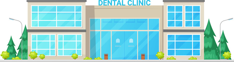 Dental clinic or dentist center, medical building