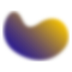 Blurred Gradient Blob Shape