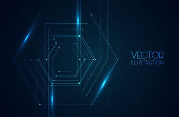 Abstract circuit board background