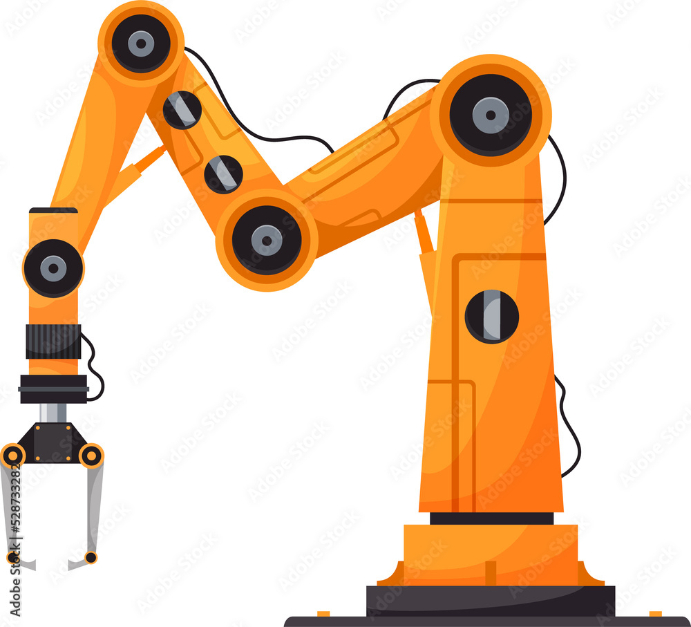 Poster factory automation isolated robotic arm device