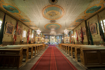 Wnętrze Drewnianego Kościoła