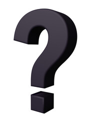 3D素材_クエスチョンマーク