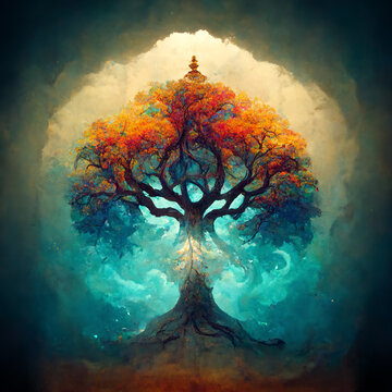 Tree of Life as digital art