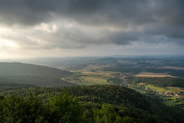 Aussicht von der Lausche(793m)1