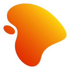 Abstract Gradient Blob Shape