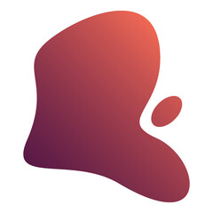 Abstract Gradient Blob Shape