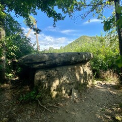 Dolmen is an ancient stone structure in the Caucasus
