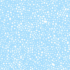 White spots pattern on blue